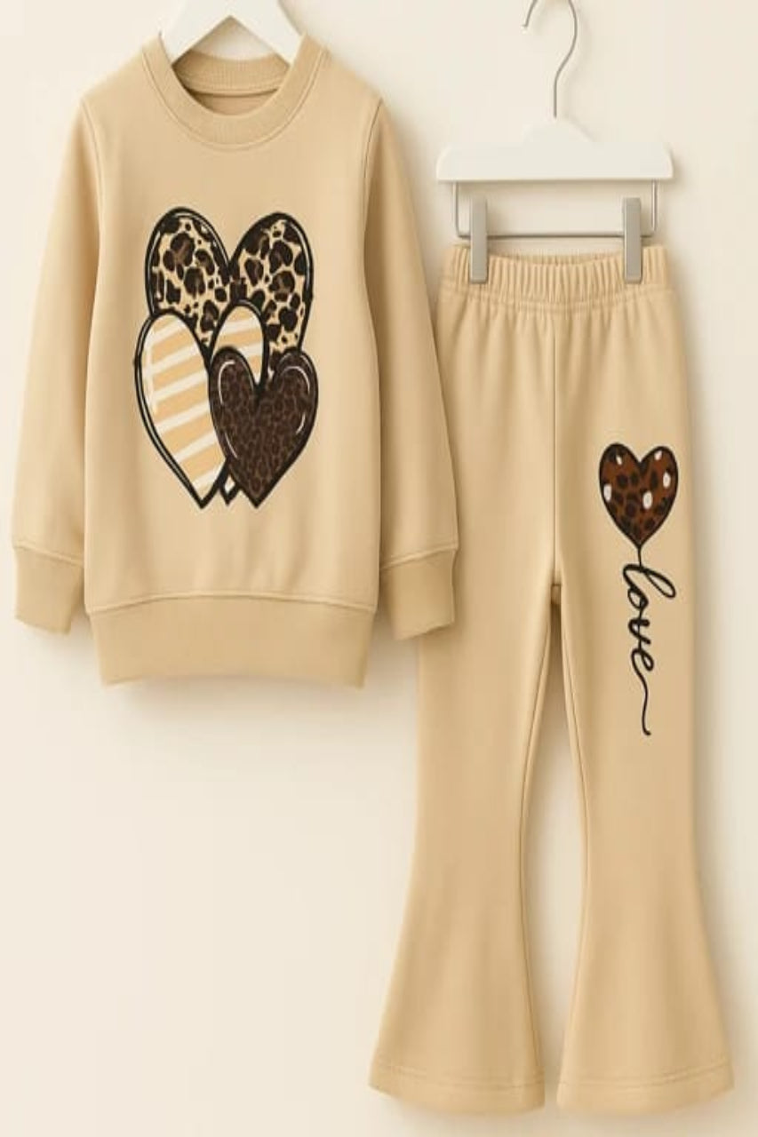 Girls Winter Track Suite | Heart | Skin
