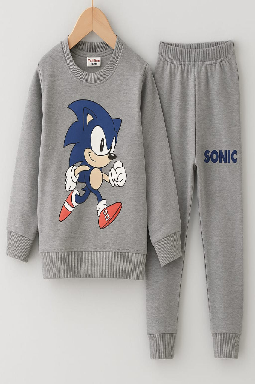 Boys Winter Track Suite | Sonic | Grey