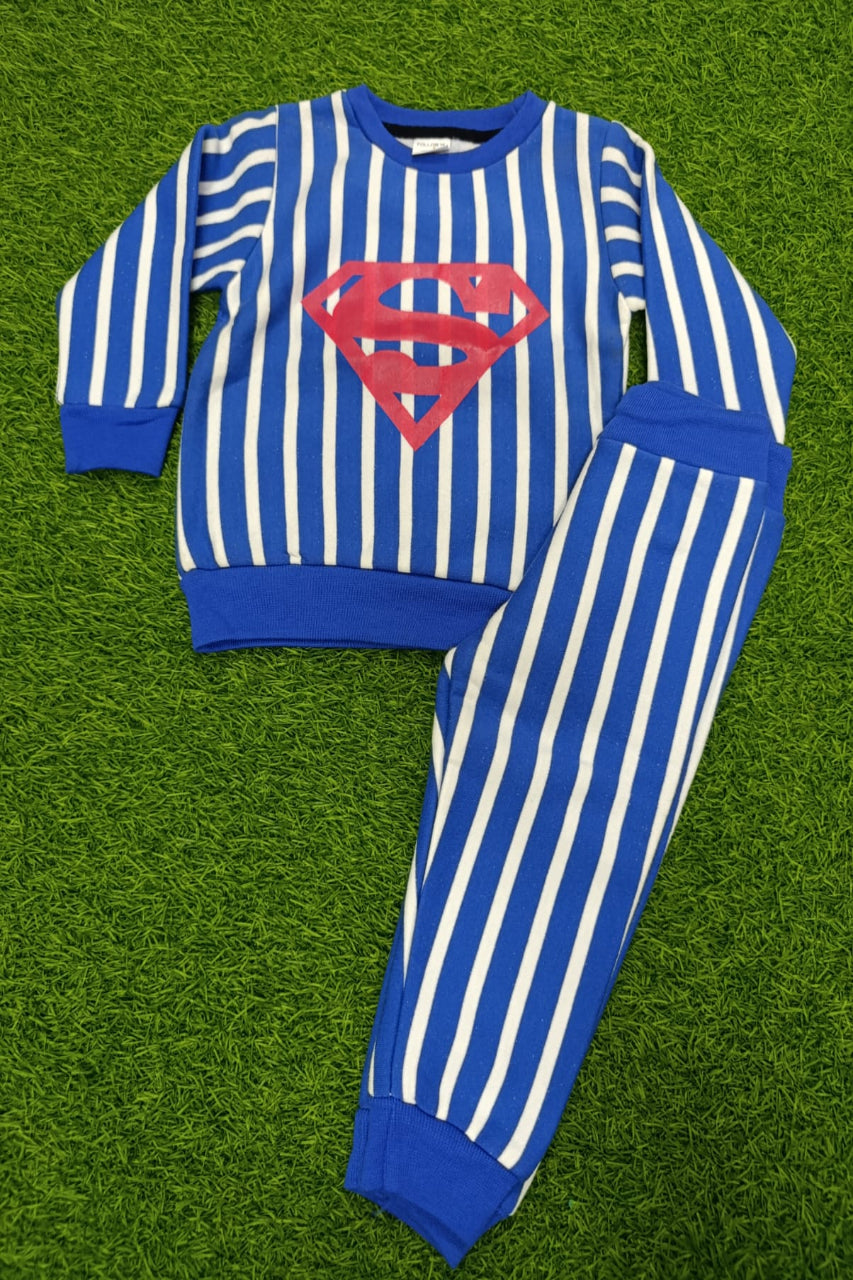 Boys Winter Track Suite | Superman | Blue