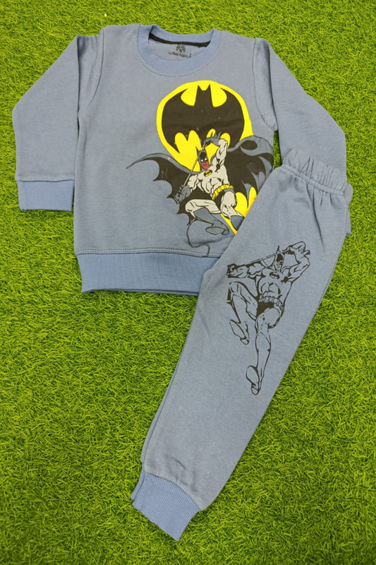 Boys Winter Track Suite | Batman | Greish Blue