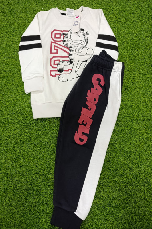 Boys Winter Track Suite | Cat | Black & White