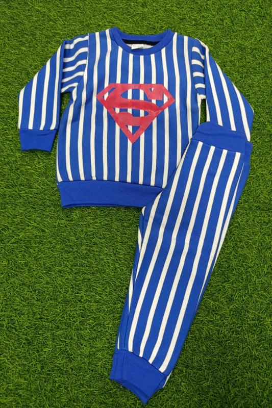 Boys Winter Track Suite | Superman | Blue